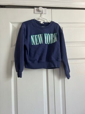 Crewcuts by J Crew Kids NEW TORK SWEATSHIRT SIZE S UNISEX